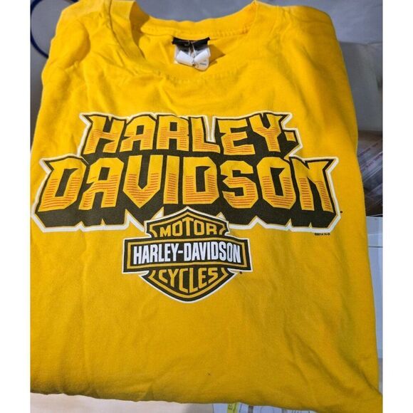 Harley-Davidson El Paso Texas  Bar and Sheild Gold T-Shirt 3XL - Picture 1 of 7